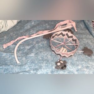 Pink/Grey Owl Crib Mobile